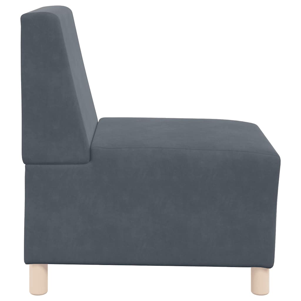 Modulaire Bank Zonder Armleuningen 55 Cm Fluweel