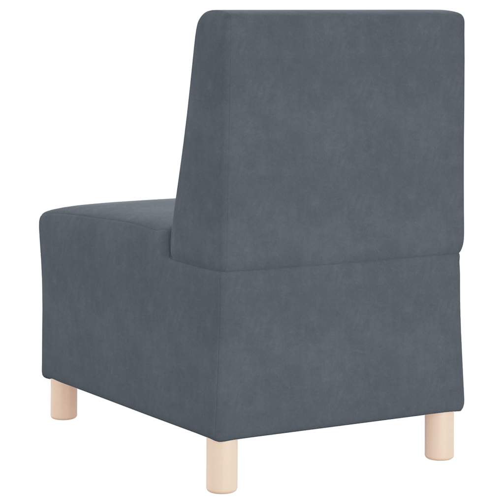 Modulaire Bank Zonder Armleuningen 55 Cm Fluweel