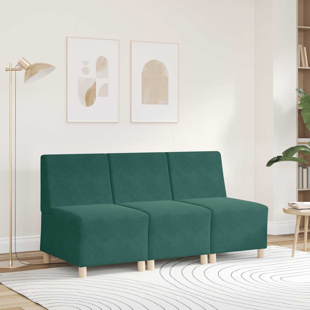Modulaire Bank Zonder Armleuningen 55 Cm Fluweel