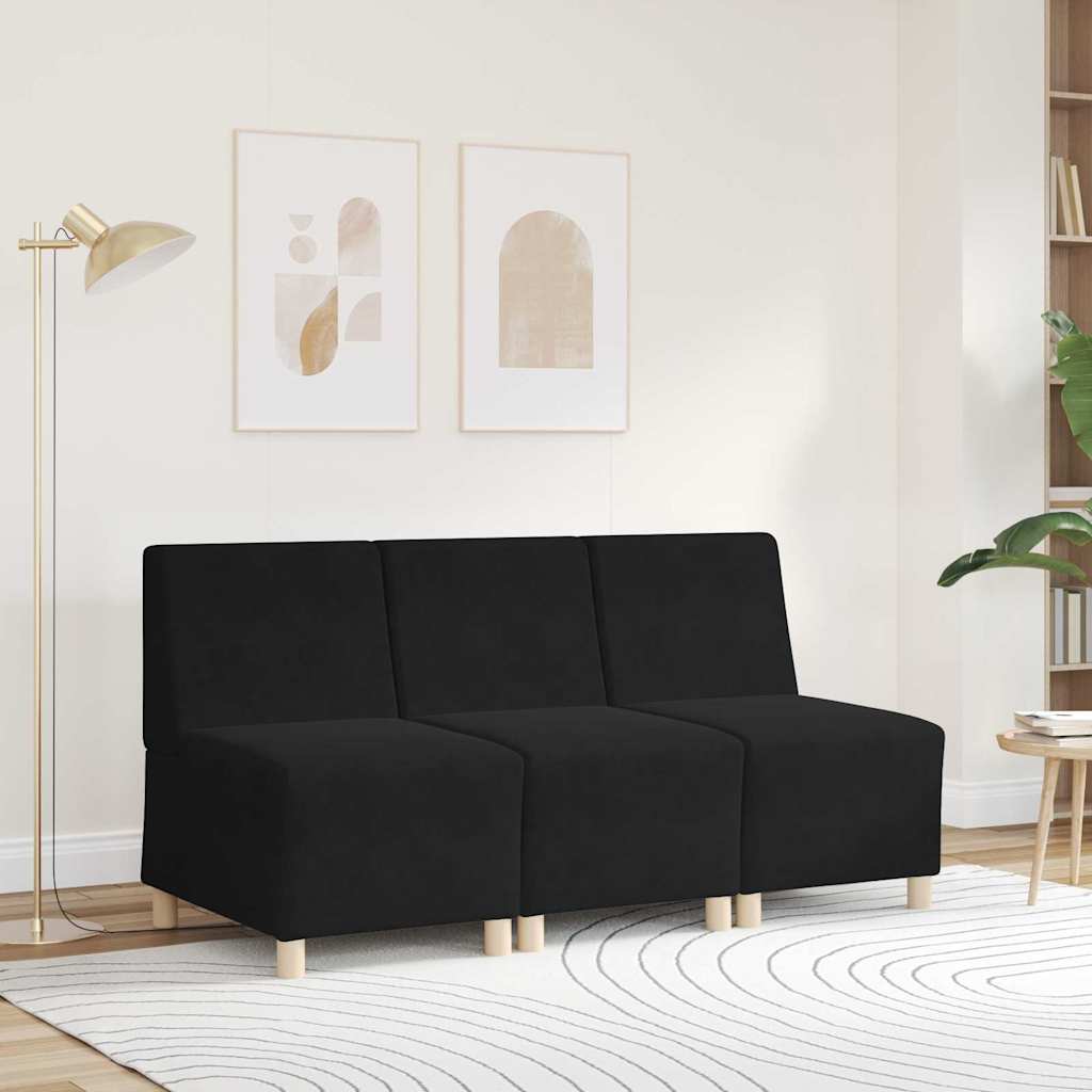 Modulaire Bankeenheid Armlos 55 X 74 X 82 Cm Fluweel