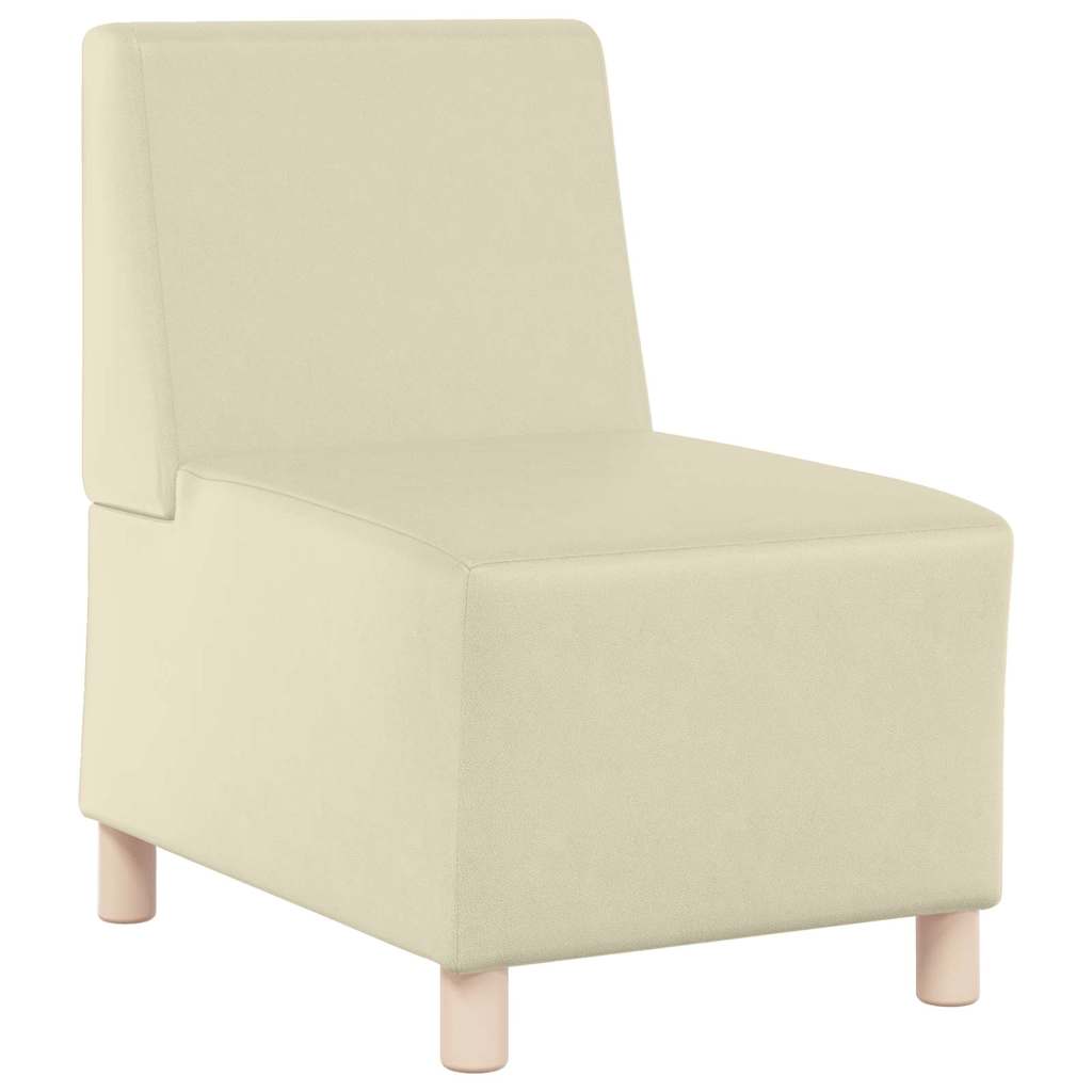 Modulaire Bankeenheid Armlos 55 X 74 X 82 Cm Nep Leer