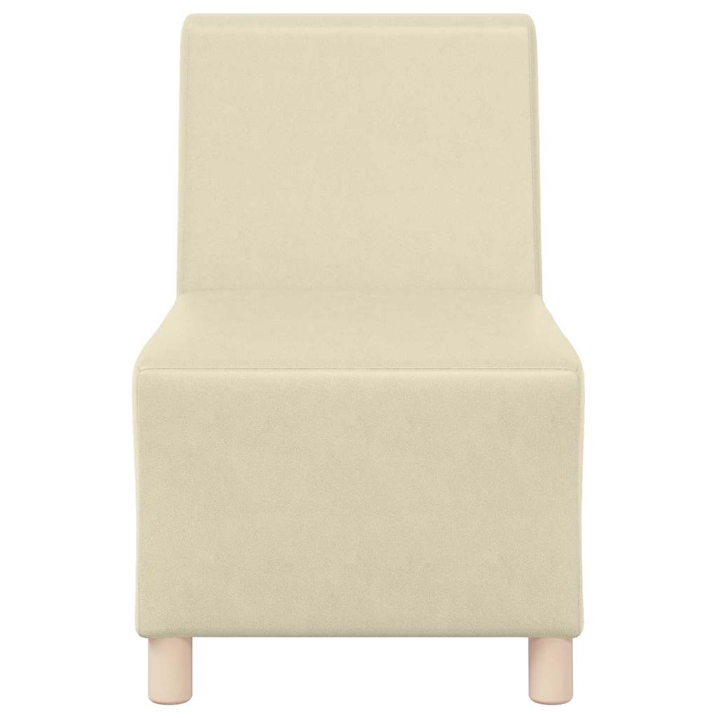 Modulaire Bankeenheid Armlos 55 X 74 X 82 Cm Nep Leer