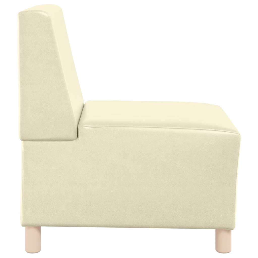 Modulaire Bankeenheid Armlos 55 X 74 X 82 Cm Nep Leer