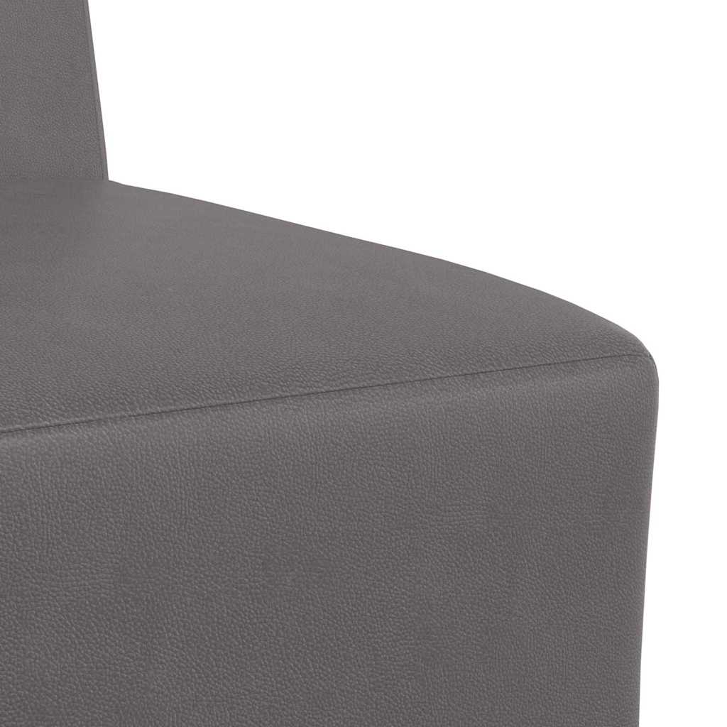 Modulaire Bankeenheid Armlos 55 X 74 X 82 Cm Nep Leer