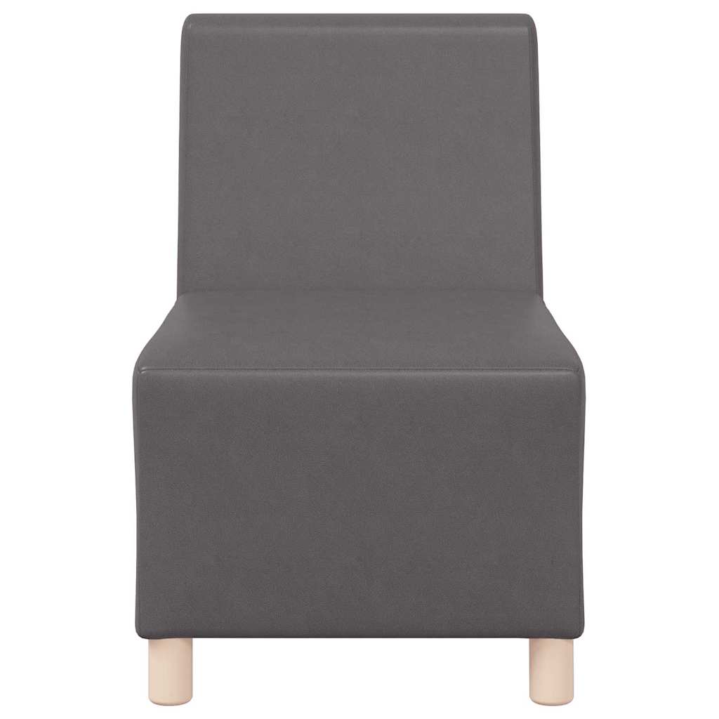 Modulaire Bankeenheid Armlos 55 X 74 X 82 Cm Nep Leer