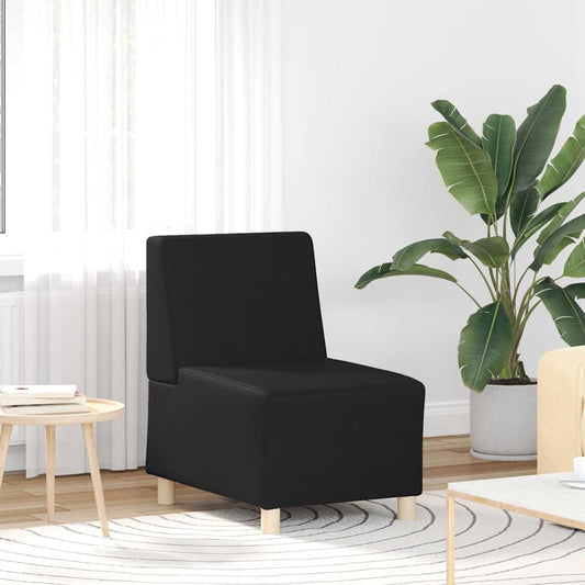 Modulaire Bankeenheid Armlos 55 X 74 X 82 Cm Nep Leer