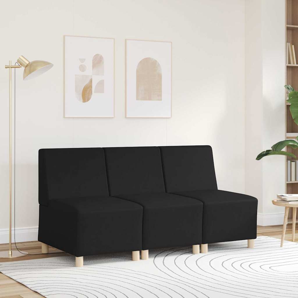 Modulaire Bankeenheid Armlos 55 X 74 X 82 Cm Nep Leer