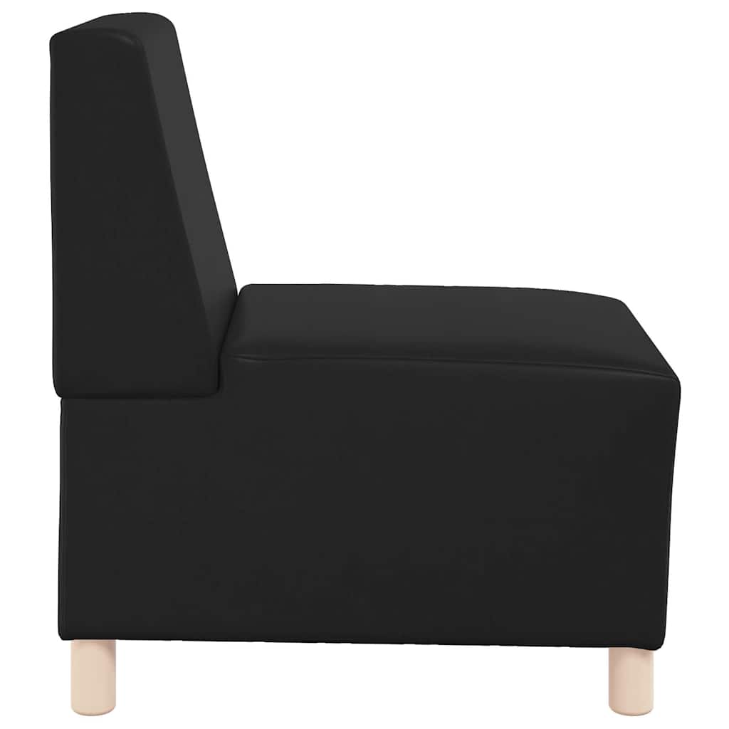 Modulaire Bankeenheid Armlos 55 X 74 X 82 Cm Nep Leer
