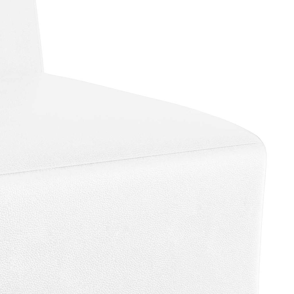 Modulaire Bankeenheid Armlos 55 X 74 X 82 Cm Nep Leer