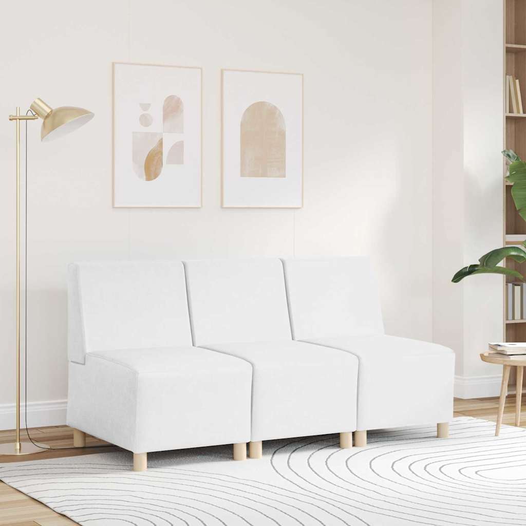 Modulaire Bankeenheid Armlos 55 X 74 X 82 Cm Nep Leer