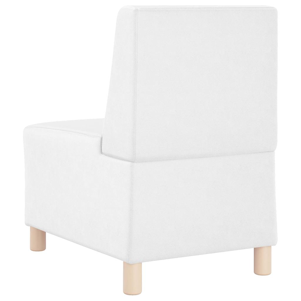 Modulaire Bankeenheid Armlos 55 X 74 X 82 Cm Nep Leer