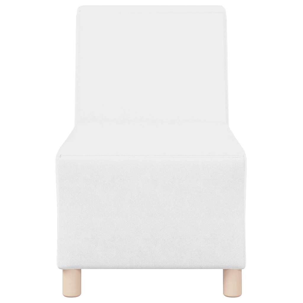 Modulaire Bankeenheid Armlos 55 X 74 X 82 Cm Nep Leer