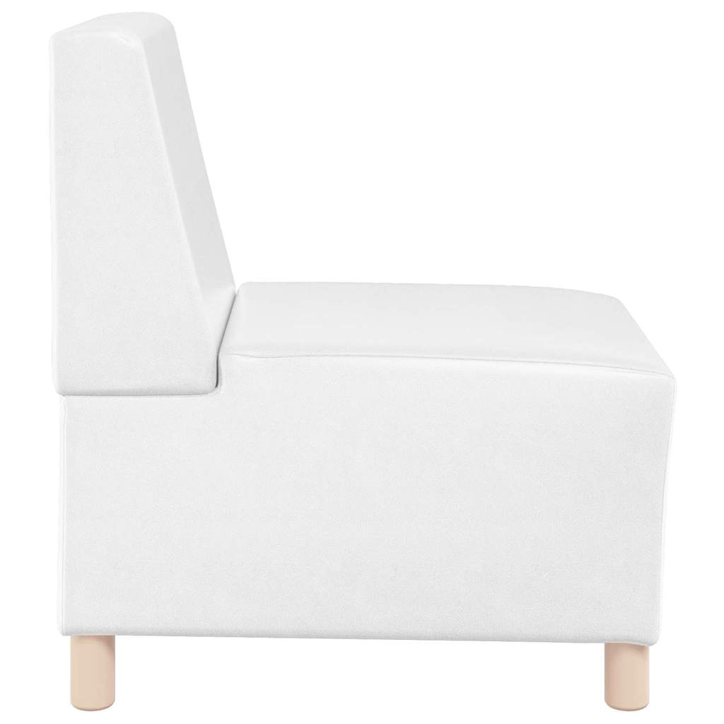 Modulaire Bankeenheid Armlos 55 X 74 X 82 Cm Nep Leer