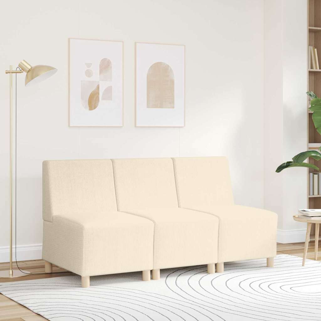 Modulaire Bankeenheid Armlos 55 X 74 X 82 Cm Katoen Stof