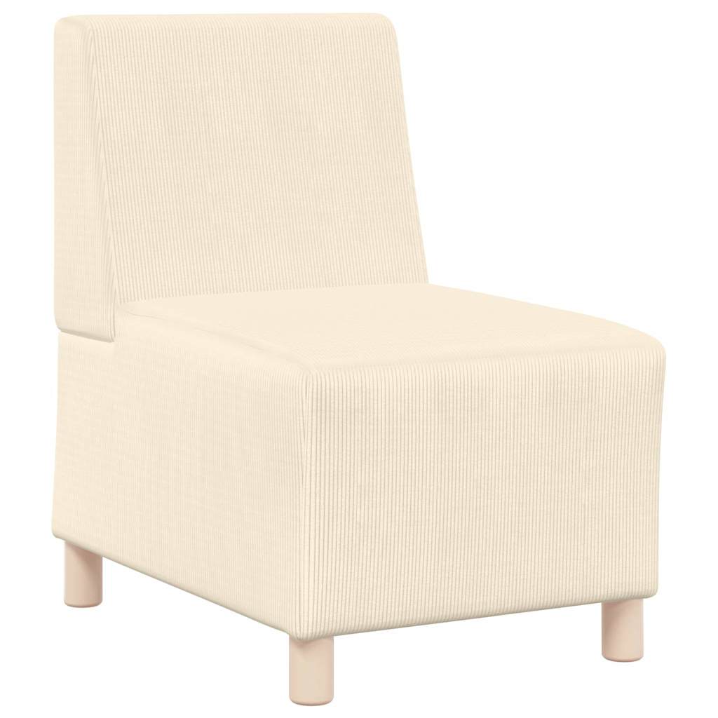 Modulaire Bankeenheid Armlos 55 X 74 X 82 Cm Katoen Stof