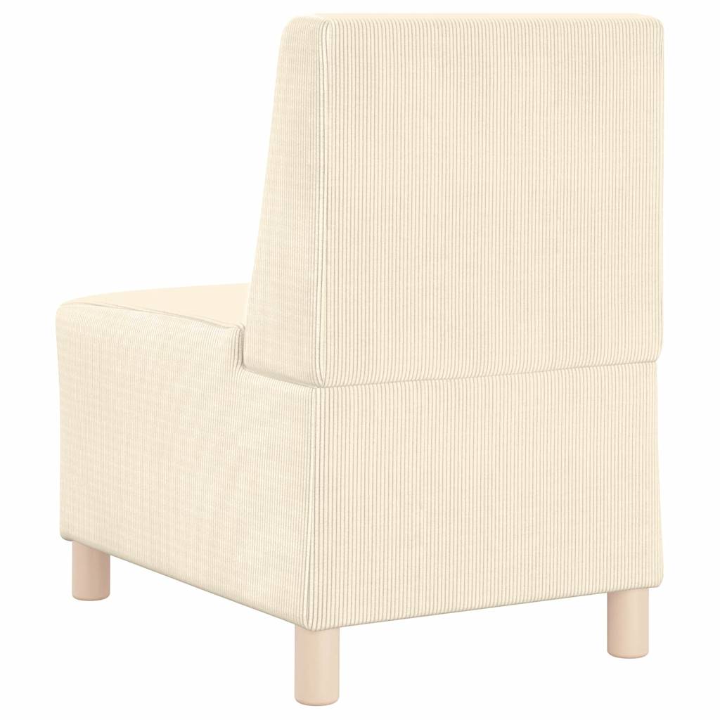Modulaire Bankeenheid Armlos 55 X 74 X 82 Cm Katoen Stof