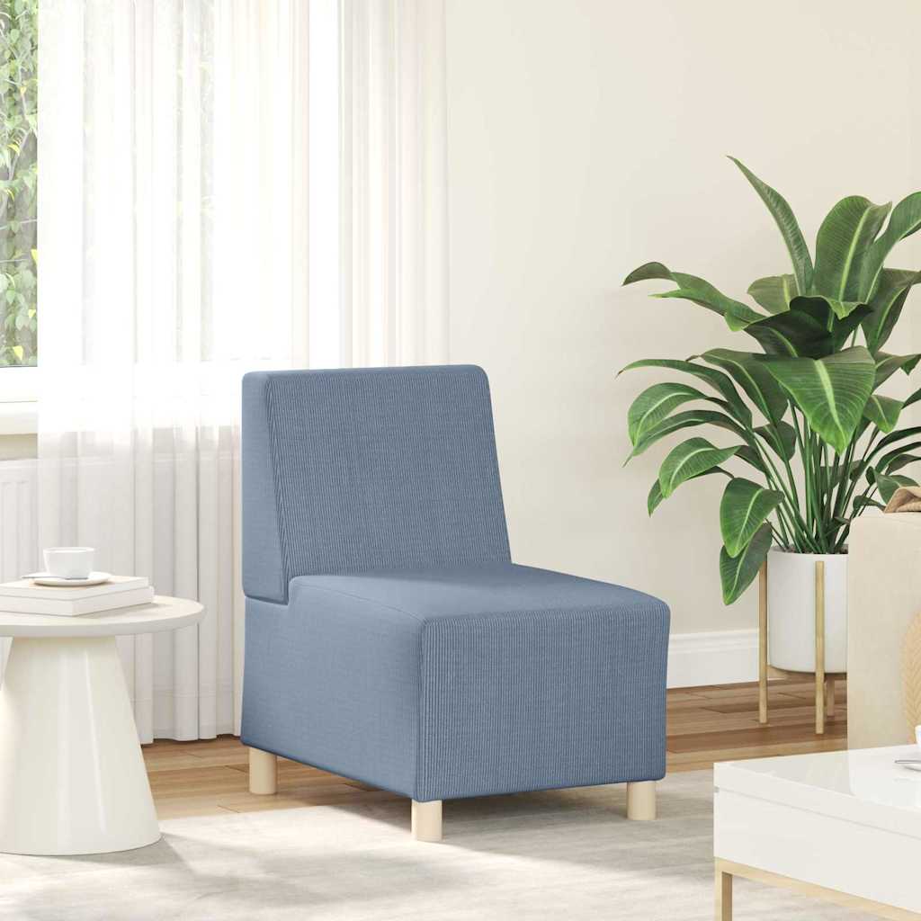 Modulaire Bankeenheid Armlos 55 X 74 X 82 Cm Katoen Stof