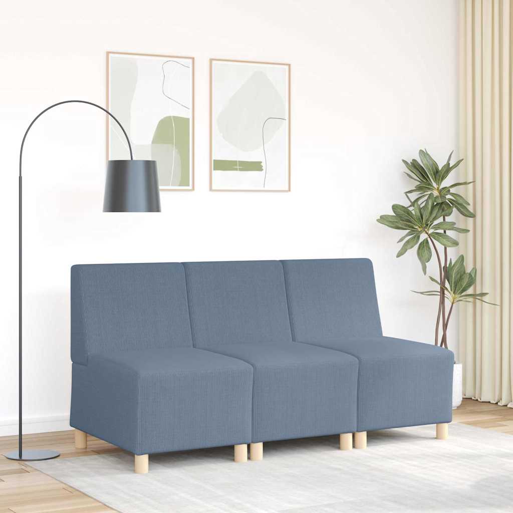 Modulaire Bankeenheid Armlos 55 X 74 X 82 Cm Katoen Stof