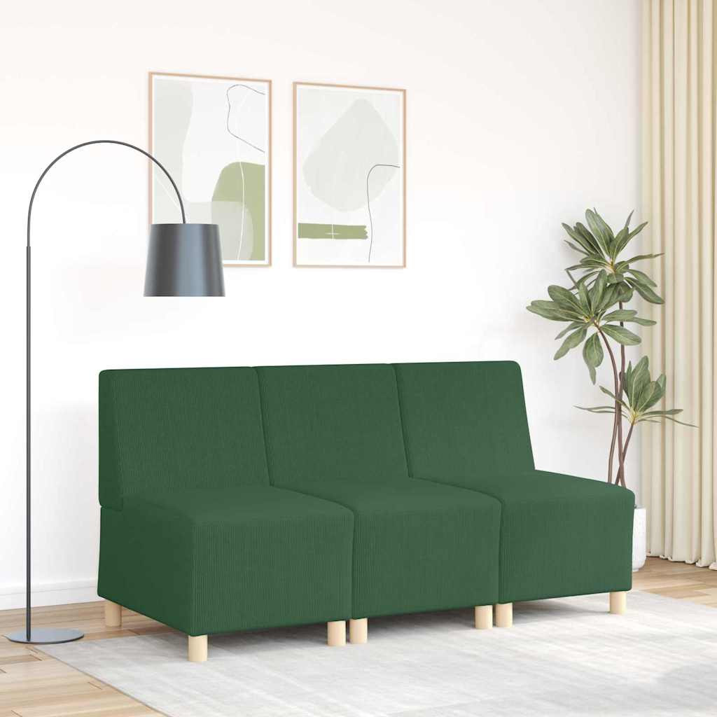 Modulaire Bankeenheid Armlos Jungle Groen 55 X 74 X 82 Cm