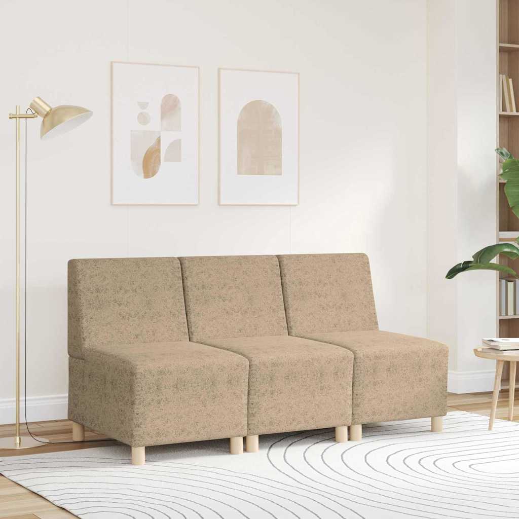 Sofastoel Zonder Armleuningen 55 Cm Imitatie Suède Leer