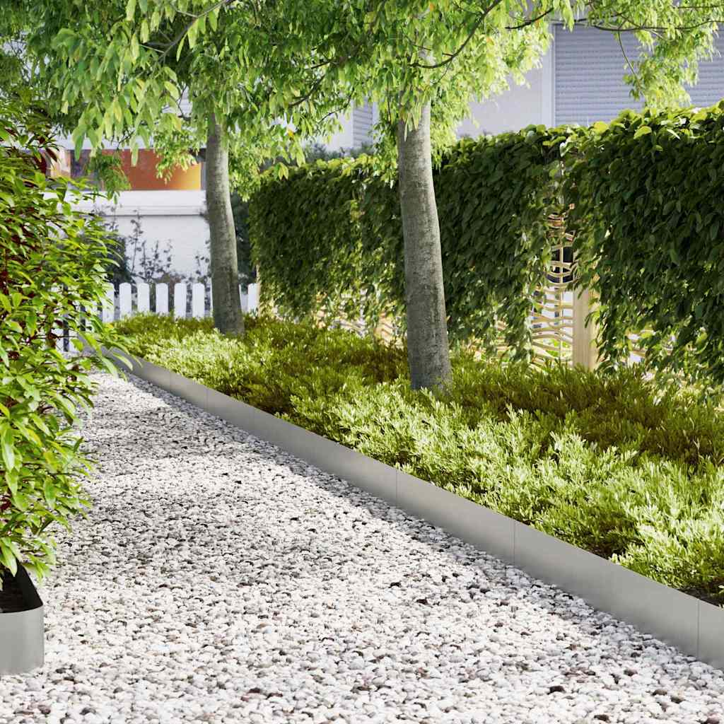 Gazonranden 30 Pcs Bruin 100 X 0.5 X 30 Cm