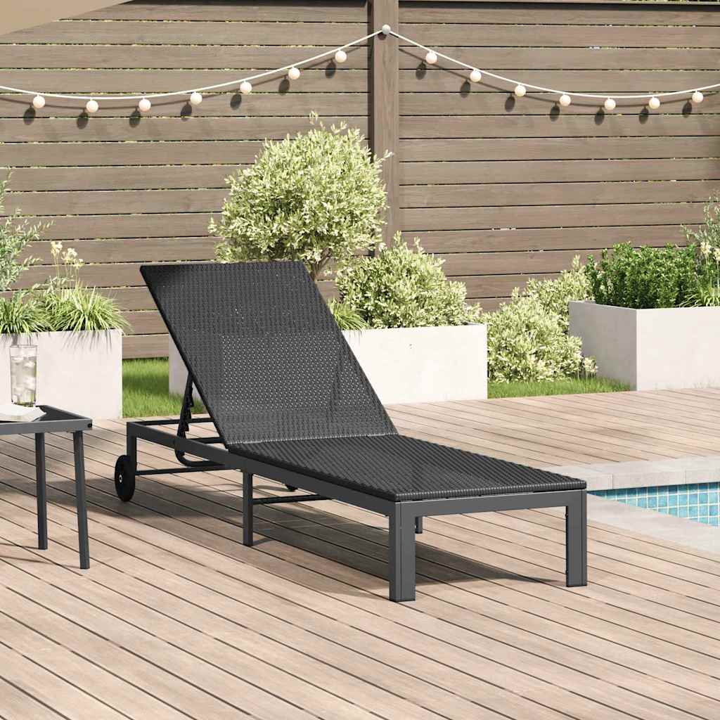 Ligstoel 2-Persoon 60 X 200 X 27Cm Poly Rattan