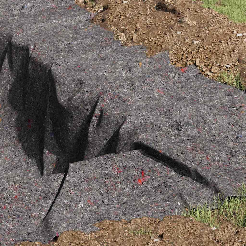 Zwembad Fleece Grijs Polyester En Katoen