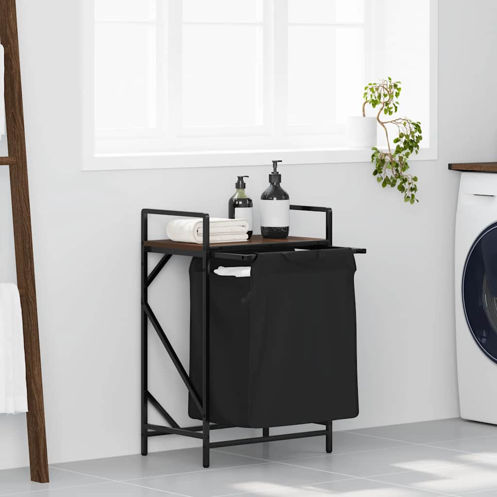 Wasmand 2 Vakken Met Plank Kleurig