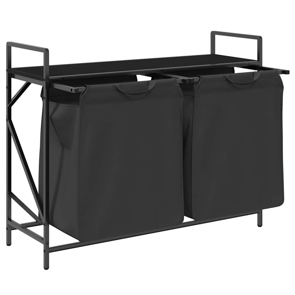 Wasmand 2 Vakken Met Plank Kleurig