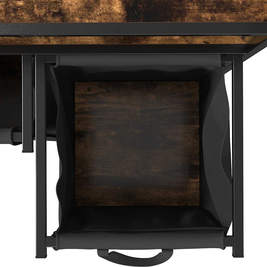 Wasmand 3 Vakken Met Planken Kleurig