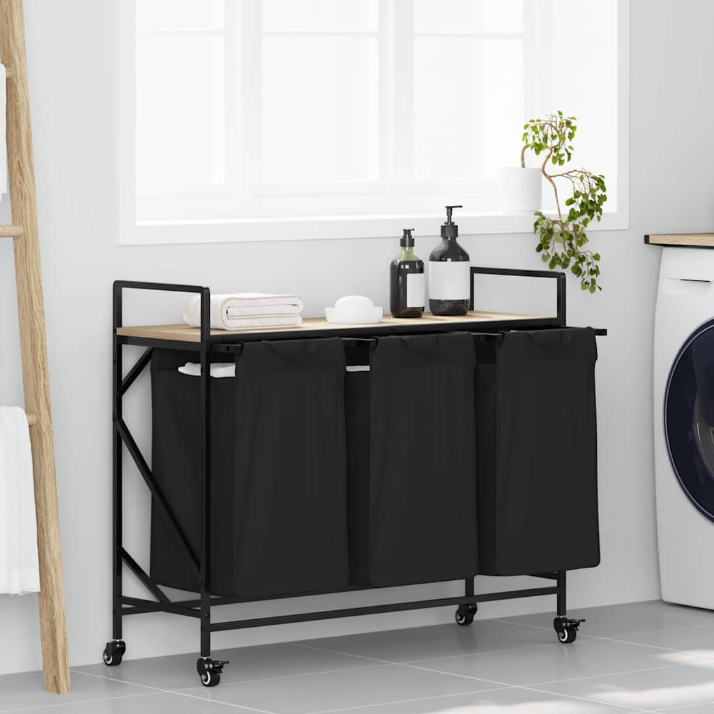 Wasmand 3 Vakken Met Planken Ig