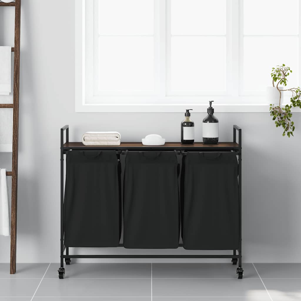 Wasmand 3 Vakken Met Planken Ig