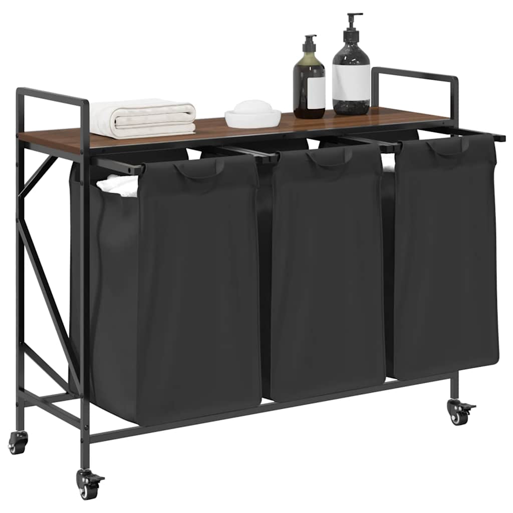 Wasmand 3 Vakken Met Planken Ig