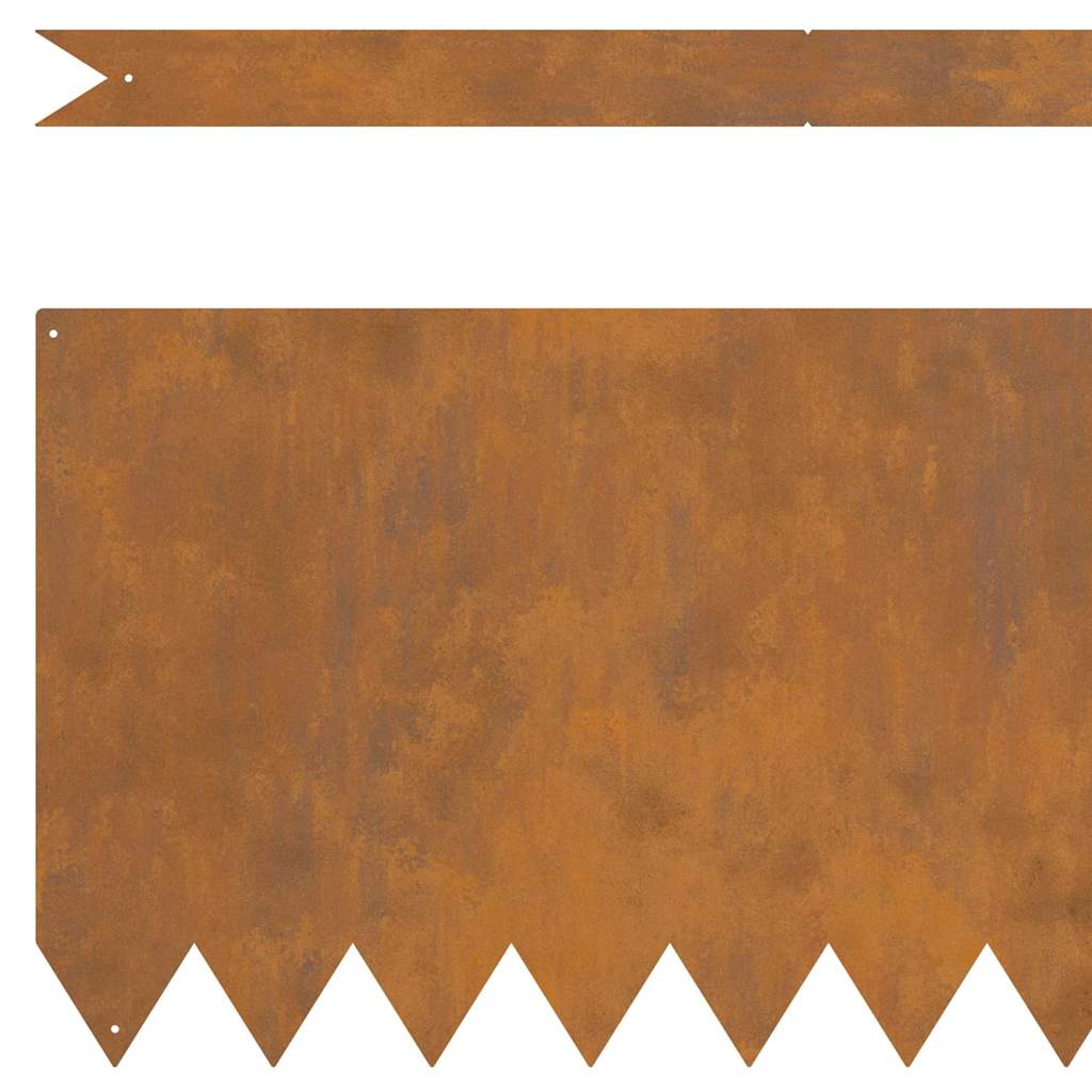 Gazonranden 30 Pcs Bruin 100 X 0.5 X 30 Cm