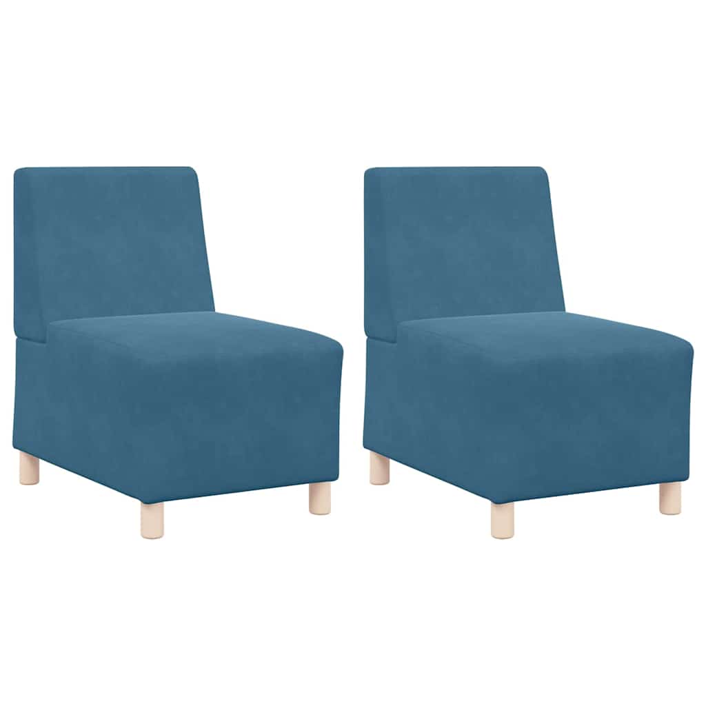 Modulaire Bankeenheid Armlos 2 Pcs 55 X 74 X 82 Cm