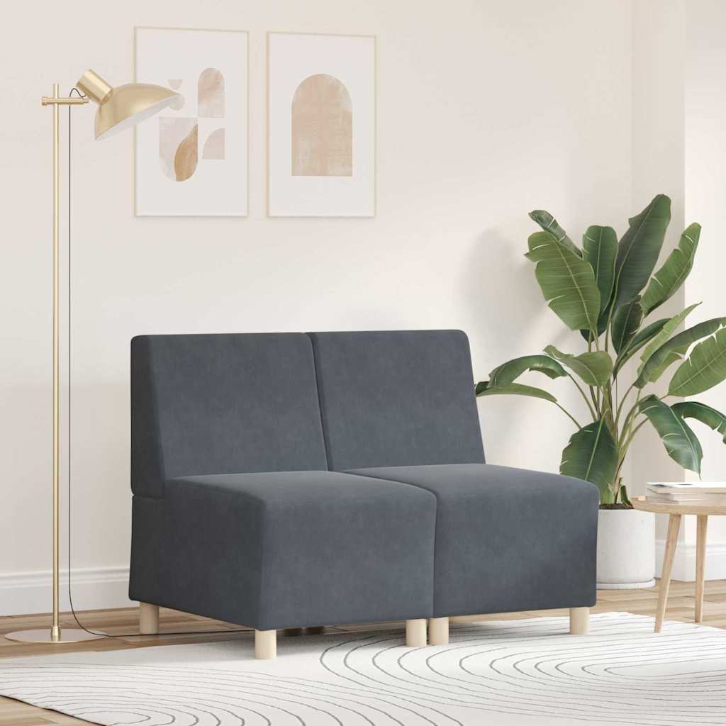 Modulaire Bankeenheid Armlos 2 Pcs 55 X 74 X 82 Cm