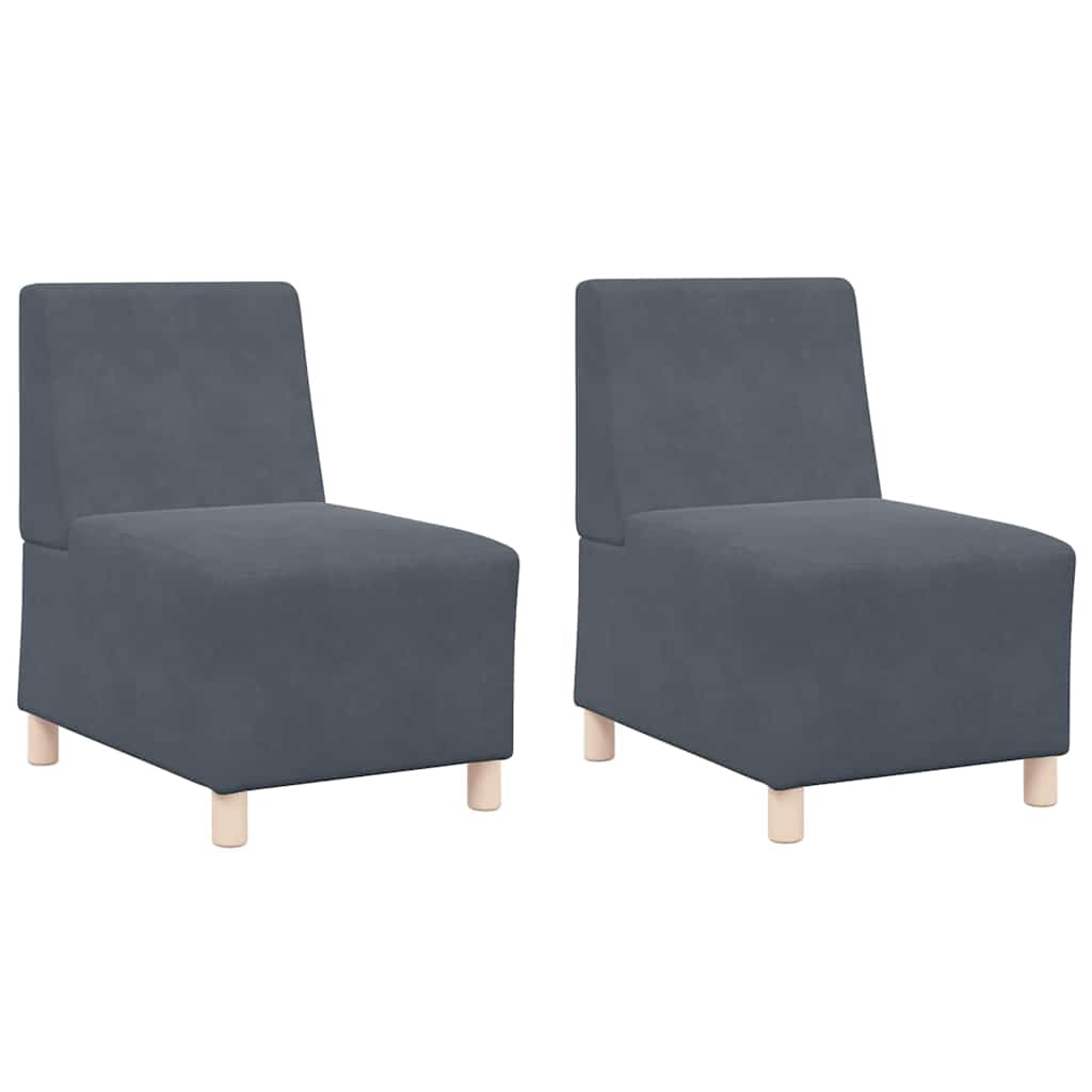 Modulaire Bankeenheid Armlos 2 Pcs 55 X 74 X 82 Cm
