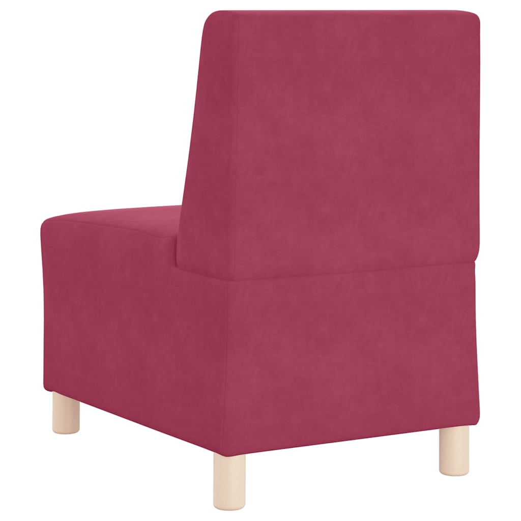 Modulaire Bankeenheid Armlos 2 Pcs 55 X 74 X 82 Cm