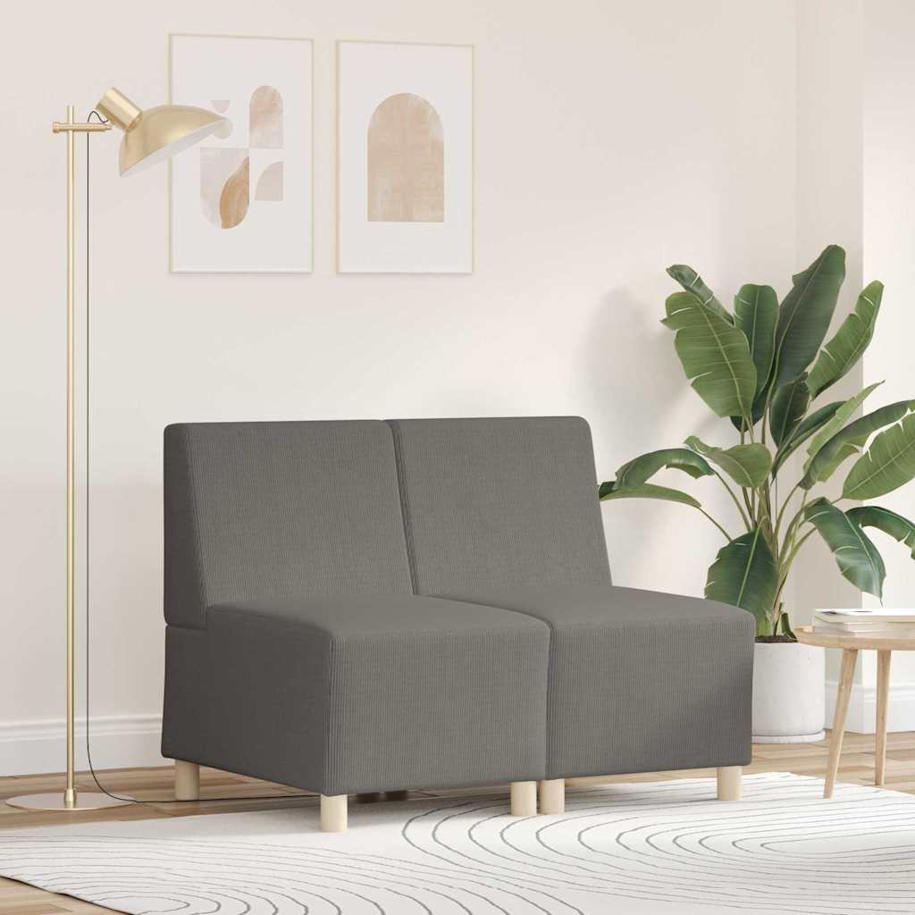 Modulaire Bankeenheid Armlos 2 Pcs 55 X 74 X 82 Cm