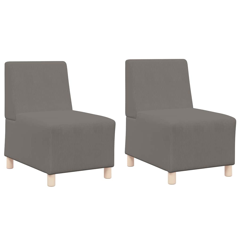 Modulaire Bankeenheid Armlos 2 Pcs 55 X 74 X 82 Cm
