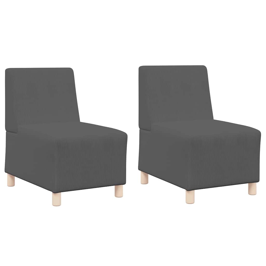 Modulaire Bankeenheid Armlos 2 Pcs 55 X 74 X 82 Cm