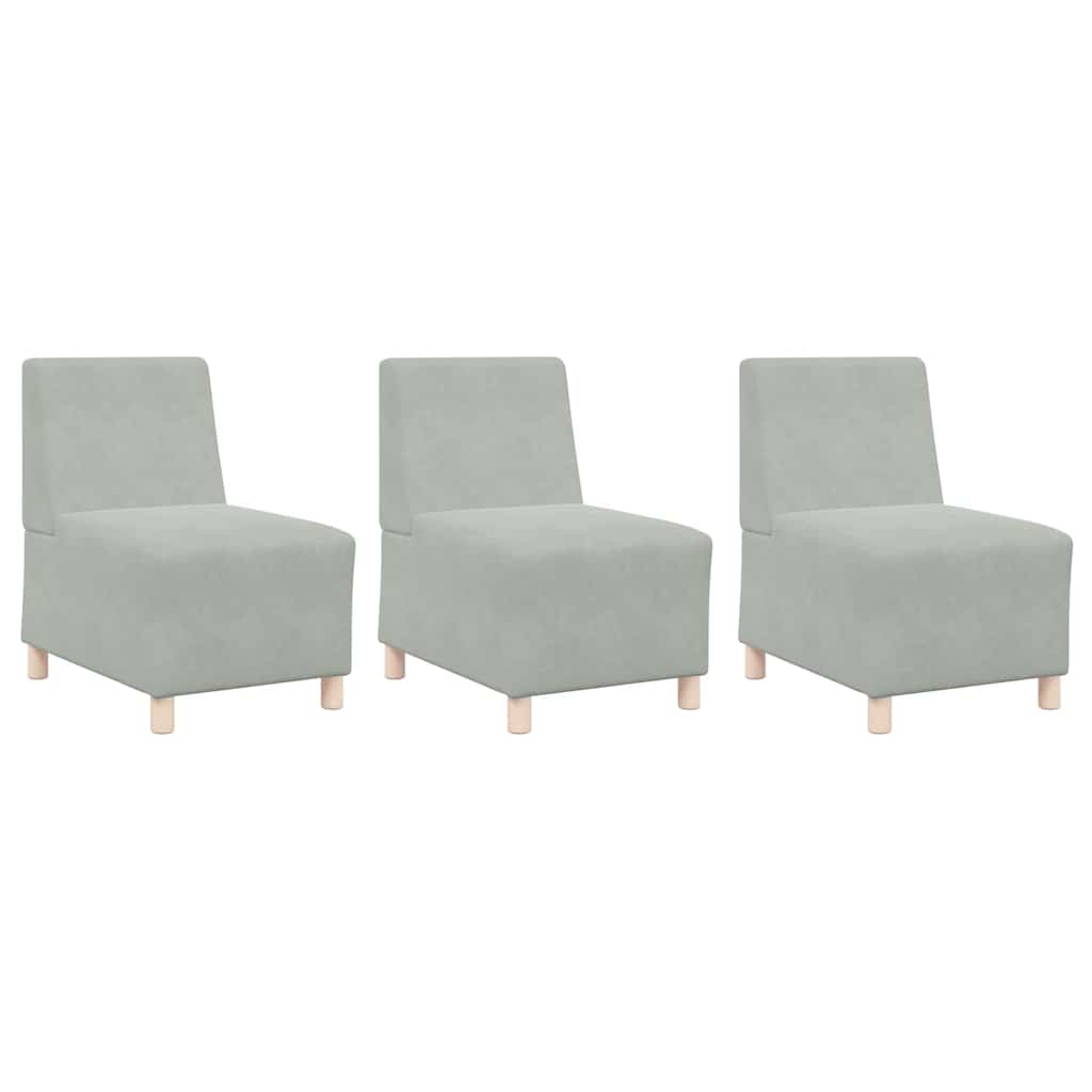 Modulaire Bankeenheid Armlos 3 Pcs 55 X 74 X 82 Cm