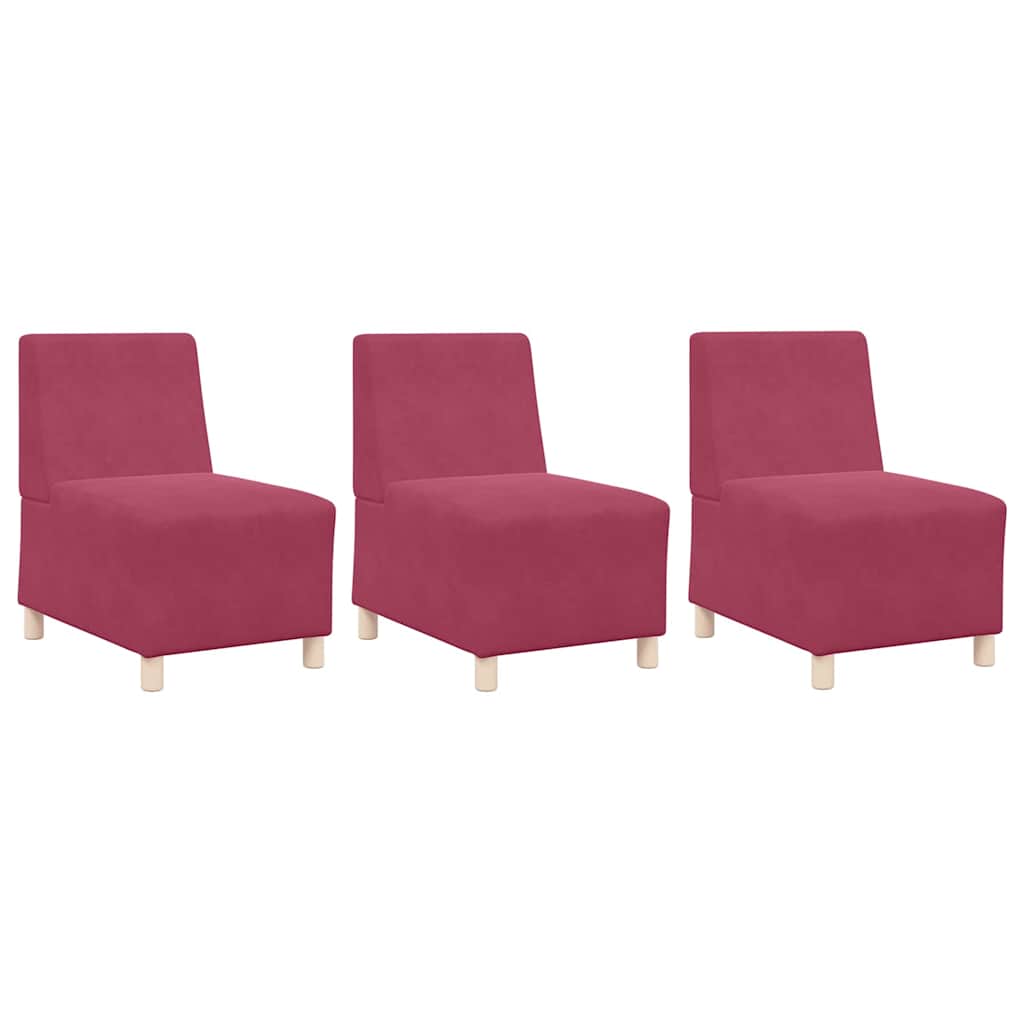 Modulaire Bankeenheid Armlos 3 Pcs 55 X 74 X 82 Cm