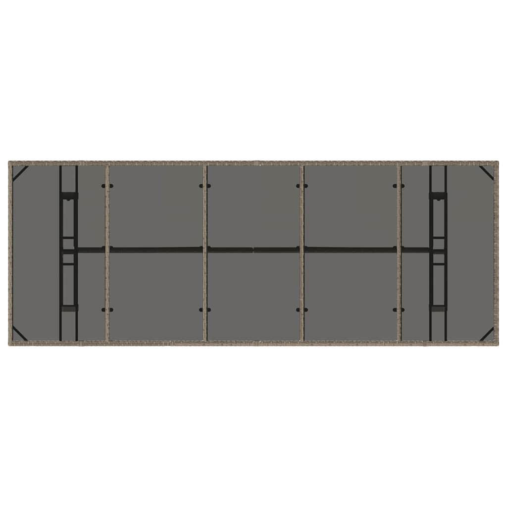 Tuin Eetset 11 Pcs Poly Riet