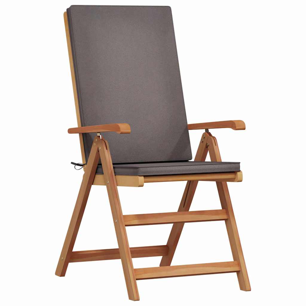 Tuinstoel 4 Pcs Bruin 57 X 71.5 X 104Cm Massief Teakhout