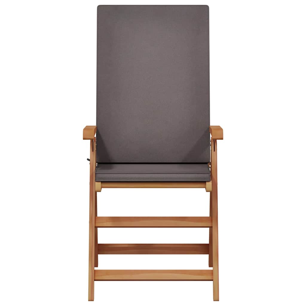 Tuinstoel 4 Pcs Bruin 57 X 71.5 X 104Cm Massief Teakhout