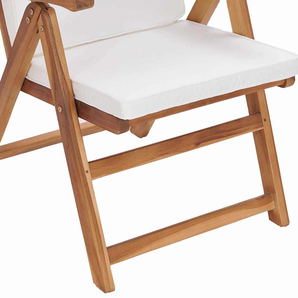 Tuinstoel 6 Pcs Bruin 57 X 71.5 X 104Cm Massief Teakhout