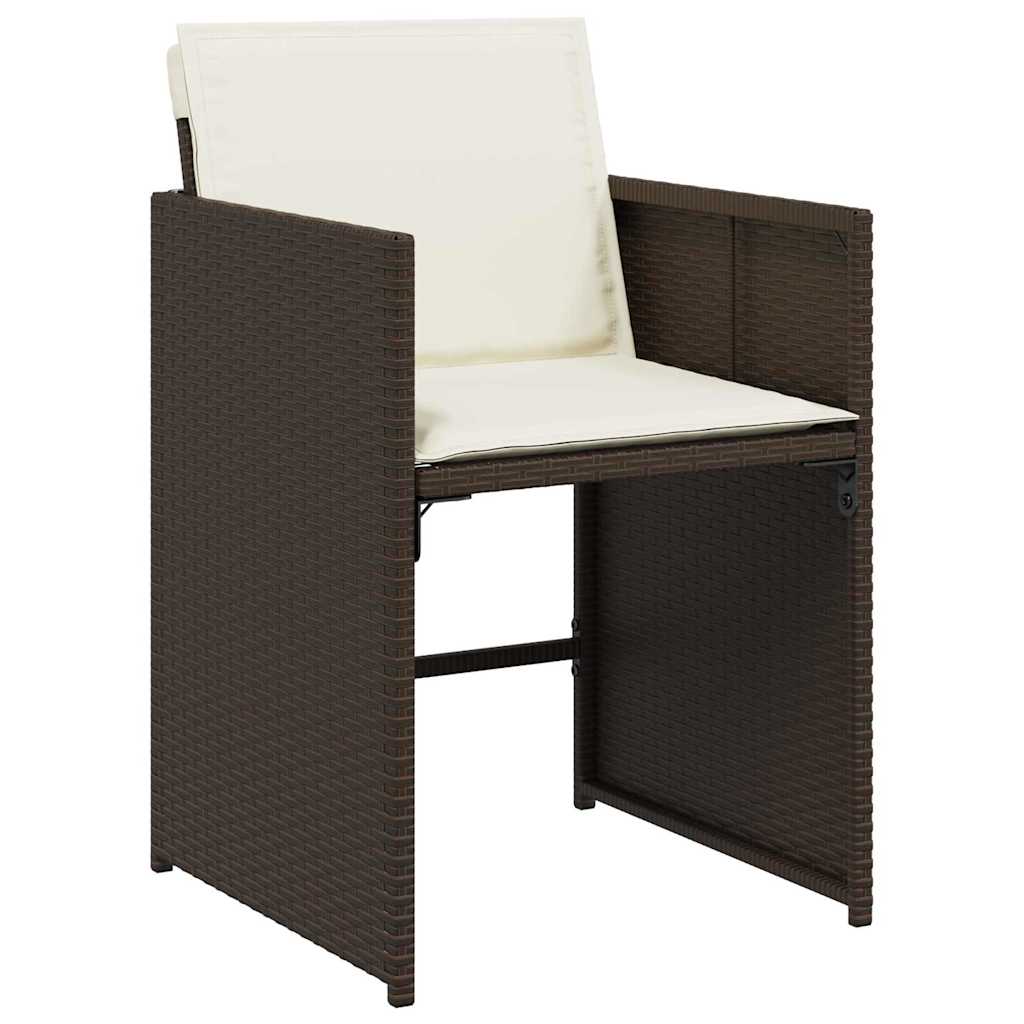Tuin Eetset 5 Pcs Poly Rattan