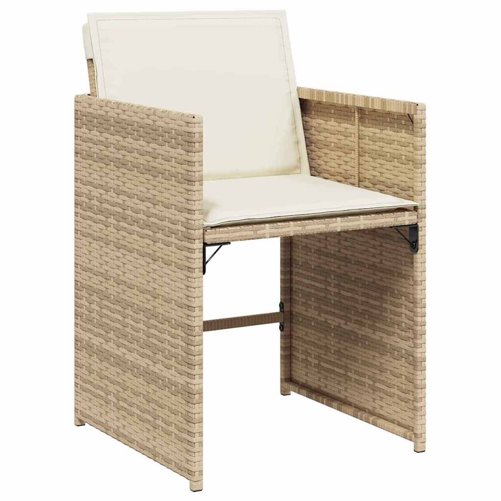 Tuin Eetset 5 Pcs Poly Rattan