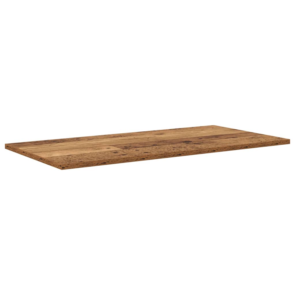Boekenplank Bord 4 Pcs Bruin Bewerkt Hout Oud Hout